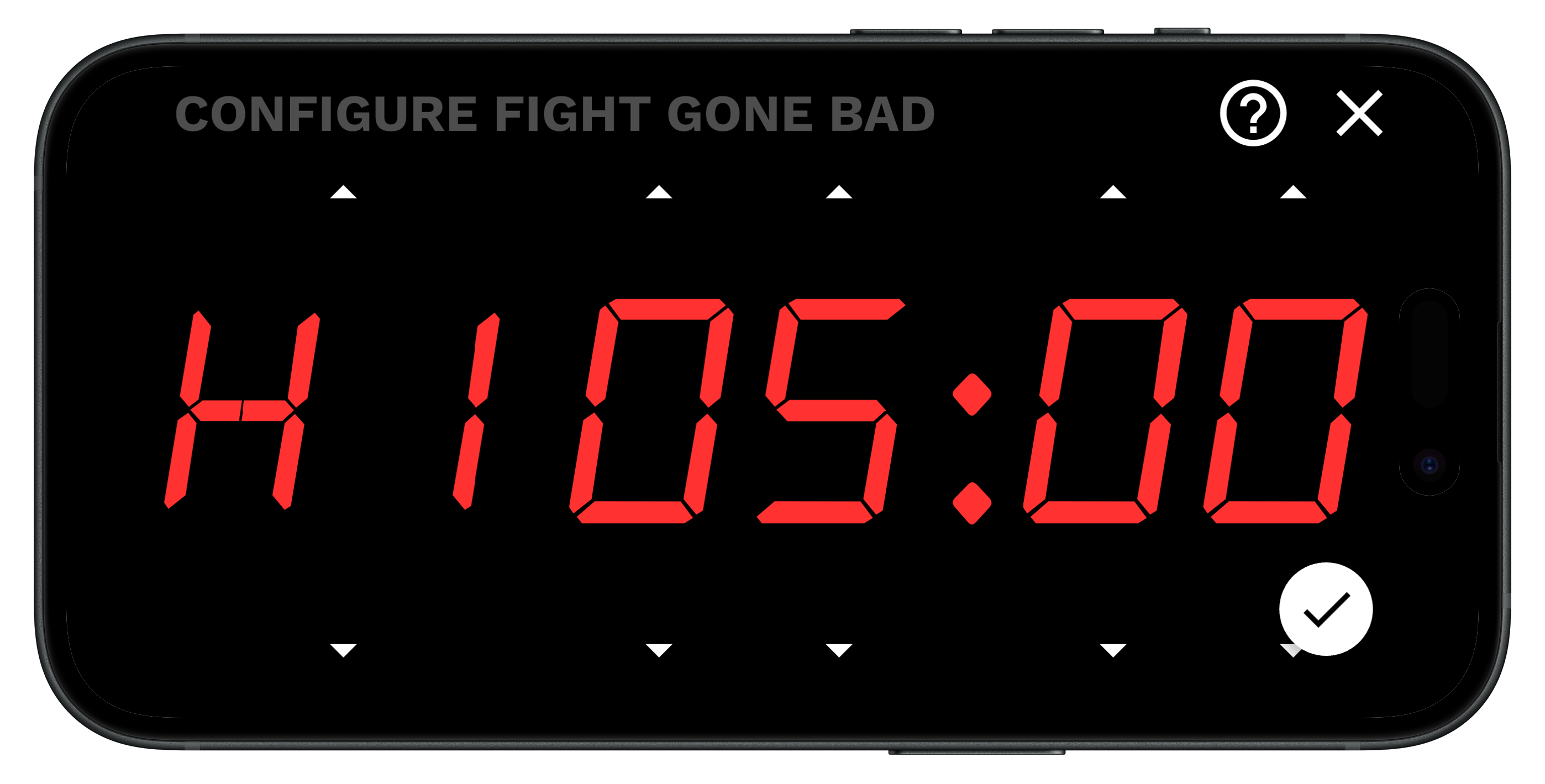 Configuring work length in the Fight Gone Bad timer