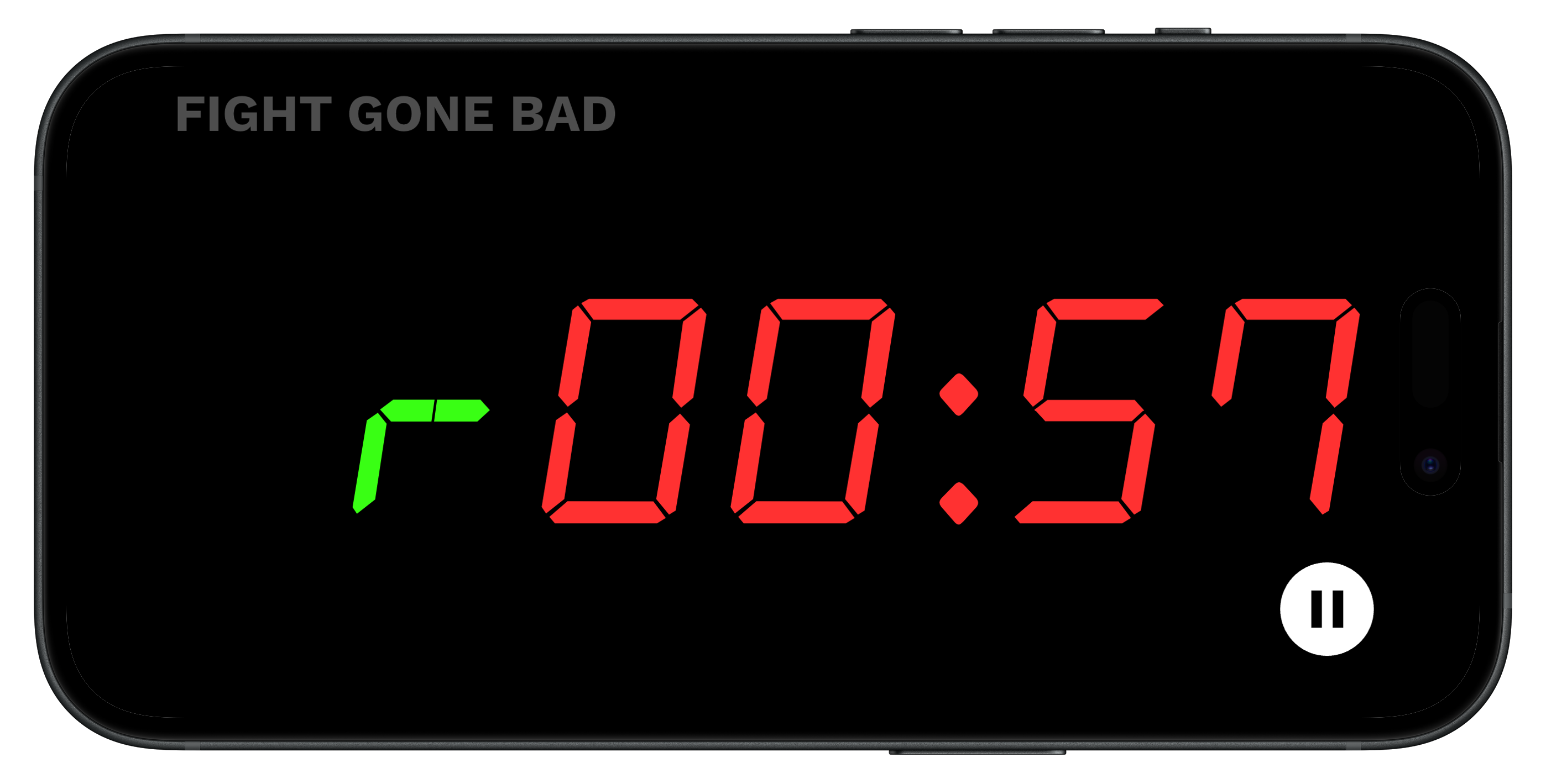 The Fight Gone Bad timer during a rest period